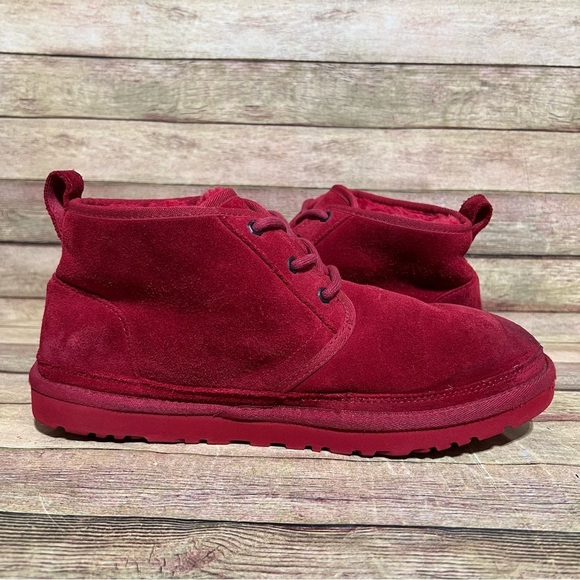 Ugg Red Suede Neumel Ankle Boots main image 10